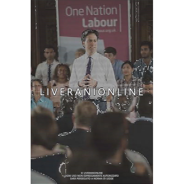 UNITED KINGDOM, London: Ed Miliband speaks during the launch of the Labour party\'s summer campaign at the Royal Institute of Architects in London on July 25, 2014 ©photoshot/AGENZIA ALDO LIVERANI SAS - ITALY ONLY - EDITORIAL USE ONLY