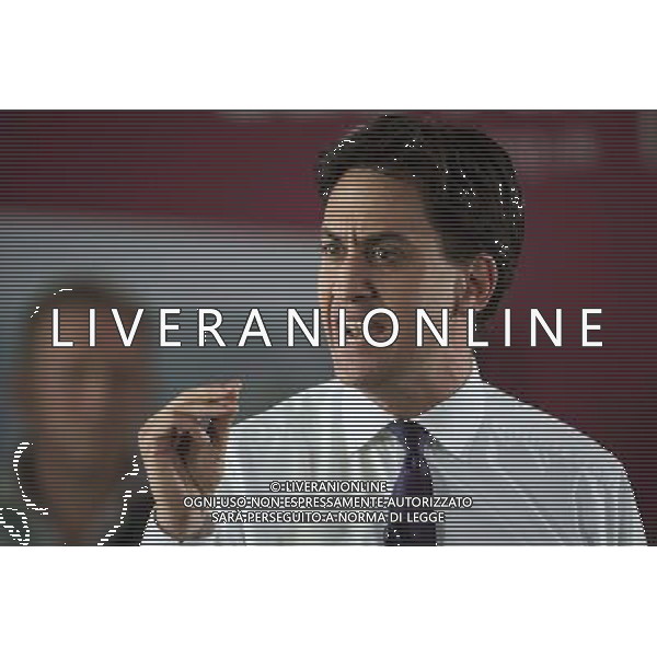 UNITED KINGDOM, London: Ed Miliband speaks during the launch of the Labour party\'s summer campaign at the Royal Institute of Architects in London on July 25, 2014 ©photoshot/AGENZIA ALDO LIVERANI SAS - ITALY ONLY - EDITORIAL USE ONLY