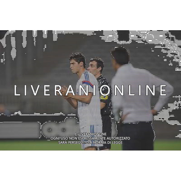 Yoann GOURCUFF / Hubert FOURNIER - 23.07.2014 - Lyon / Seville - Match Amical - Photo : Jean Paul Thomas / Icon Sport