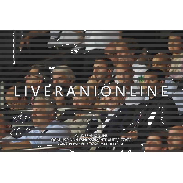 Florian MAURICE / Jean Michel AULAS / Christophe JALLET / Yann CUCHERAT - 23.07.2014 - Lyon / Seville - Match Amical - Photo : Jean Paul Thomas / Icon Sport