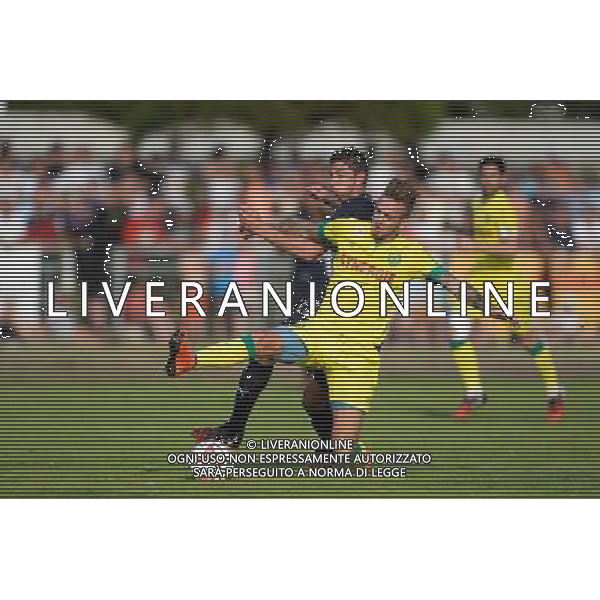 Emiliano SALA / Kian HANSEN - 23.07.2014 - Bordeaux / Nantes - Match Amical Photo : Caroline / Icon Sport AG ALDO LIVERANI SAS ONLY ITALY