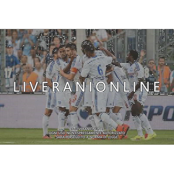 Joie Marseille - Alaixys ROMAO / Andre Pierre GIGNAC - 23.07.2014 - Marseille / Benfica - Match Amical Photo : Fred Porcu / Icon Sport AG ALDO LIVERANI SAS ONLY ITALY