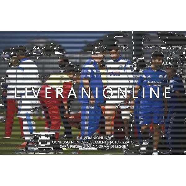 Marcelo BIELSA / Andre Pierre GIGNAC - 23.07.2014 - Marseille / Benfica - Match Amical Photo : Fred Porcu / Icon Sport AG ALDO LIVERANI SAS ONLY ITALY