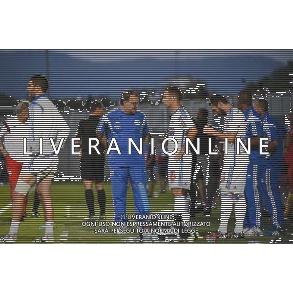 Marcelo BIELSA / Benoit CHEYROU - 23.07.2014 - Marseille / Benfica - Match Amical Photo : Fred Porcu / Icon Sport AG ALDO LIVERANI SAS ONLY ITALY