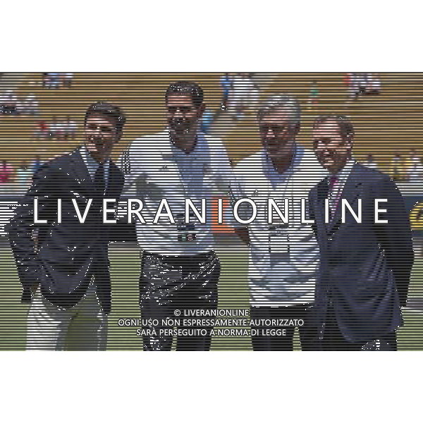 Guinnes International Champions Cup 2014 Berkeley (CA) - 26.07.2014 Real Madrid-Inter Nella Foto:zanetti,hierro,ancelotti,butragueno /Ph.Vitez-Ag. Aldo Liverani