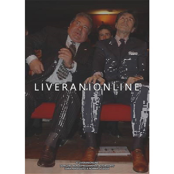 MILANO 28/4/2003 TEATRO VENTAGLIO NAZIONALE 16¡ MEMORIAL GINO PALUMBO NELLA FOTO GAUCCI LUCIANO E BRAIDA ARIEDO FOTO MARIO ROMANO/AG. ALDO LIVERANI