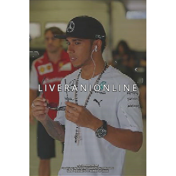Lewis Hamilton (GBR) Mercedes AMG F1 on the drivers parade. 27.07.2014. Formula 1 World Championship, Rd 11, Hungarian Grand Prix, Budapest, Hungary, Race Day. - www.xpbimages.com, EMail: requests@xpbimages.com - copy of publication required for printed pictures. Every used picture is fee-liable. © Copyright: Batchelor / XPB Images AG ALDO LIVERANI SAS ONLY ITALY