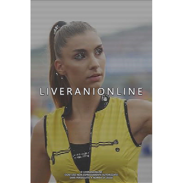 Grid girl. 27.07.2014. Formula 1 World Championship, Rd 11, Hungarian Grand Prix, Budapest, Hungary, Race Day. - www.xpbimages.com, EMail: requests@xpbimages.com - copy of publication required for printed pictures. Every used picture is fee-liable. © Copyright: Photo4 / XPB Images ag aldo liverani sas only italy