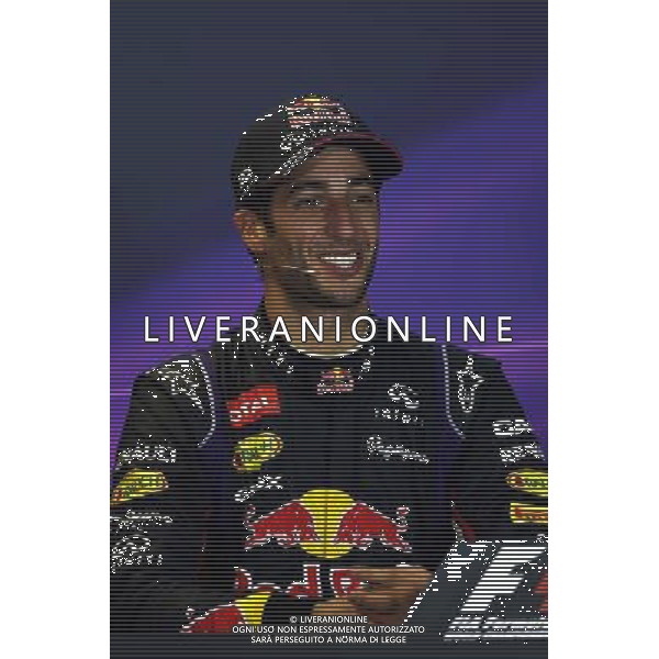 Race winner Daniel Ricciardo (AUS) Red Bull Racing in the FIA Press Conference. 27.07.2014. Formula 1 World Championship, Rd 11, Hungarian Grand Prix, Budapest, Hungary, Race Day. - www.xpbimages.com, EMail: requests@xpbimages.com - copy of publication required for printed pictures. Every used picture is fee-liable. © Copyright: Moy / XPB Images AG ALDO LIVERANI SAS ONLY ITALY