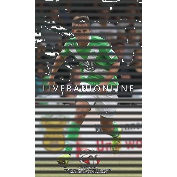 firo : 08.07.2014 Fu§ball,1.Bundesliga, Saison 2014/2015 VfL Wolfsburg, Testspiel, Paul SEGUIN, Einzelaktion $worldrightsEs gelten unsere AGB, einsehbar auf www.firosportphoto.de, copyright by firo sportphoto: Coesfelder Str. 207 D-48249 DŸlmen www.firosportphoto.de mail@firosportphoto.de (V o l k s b a n k B o c h u m - W i t t e n ) BLZ.: 430 601 29 Kt. Nr.: 341 117 100 Tel:Ê +49-2594-9916004 Fax:Ê+49-2594-9916005 AG ALDOL IVERANI SAS ONLY ITALY