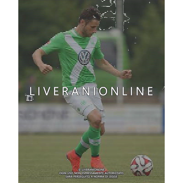 firo : 08.07.2014 Fu§ball,1.Bundesliga, Saison 2014/2015 VfL Wolfsburg, Testspiel, Christian TR€SCH, Einzelaktion $worldrightsEs gelten unsere AGB, einsehbar auf www.firosportphoto.de, copyright by firo sportphoto: Coesfelder Str. 207 D-48249 DŸlmen www.firosportphoto.de mail@firosportphoto.de (V o l k s b a n k B o c h u m - W i t t e n ) BLZ.: 430 601 29 Kt. Nr.: 341 117 100 Tel:Ê +49-2594-9916004 Fax:Ê+49-2594-9916005 AG ALDOL IVERANI SAS ONLY ITALY