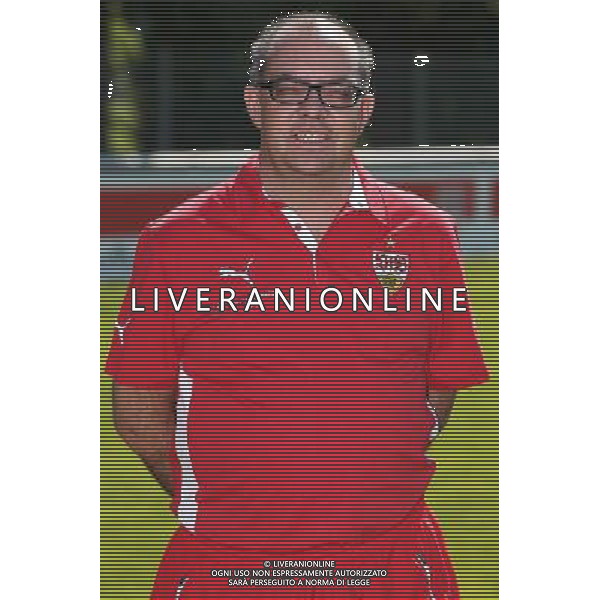 firo : Fußball,Fussball : 24.07.2014 1.Bundesliga, Saison 2014/2015 VfB Stuttgart, VfB, Stuttgart, Fototermin, Portraittermin, Portrait, Teambetreuer Ralph Herkommer ( Stuttgart ) $worldrightsEs gelten unsere AGB, einsehbar auf www.firosportphoto.de copyright by firo sportphoto: Coesfelder Str. 207 D- 48249 Dülmen www.firosportphoto.de mail@firosportphoto.de (V o l k s b a n k B o c h u m - W i t t e n ) BLZ.: 430 601 29 Kt. Nr.: 341 117 100 Tel: +49-2594 - 9916004 Fax: +49-2594 - 9916005 AG ALDO LIVERANI SAS ONLY ITALY