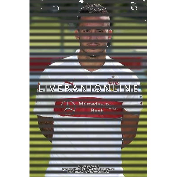 firo : Fußball,Fussball : 24.07.2014 1.Bundesliga, Saison 2014/2015 VfB Stuttgart, VfB, Stuttgart, Fototermin, Portraittermin, Portrait,Sercan Sararer ( Stuttgart ) $worldrightsEs gelten unsere AGB, einsehbar auf www.firosportphoto.de copyright by firo sportphoto: Coesfelder Str. 207 D- 48249 Dülmen www.firosportphoto.de mail@firosportphoto.de (V o l k s b a n k B o c h u m - W i t t e n ) BLZ.: 430 601 29 Kt. Nr.: 341 117 100 Tel: +49-2594 - 9916004 Fax: +49-2594 - 9916005 AG ALDO LIVERANI SAS ONLY ITALY