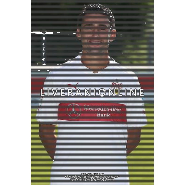 firo : Fußball,Fussball : 24.07.2014 1.Bundesliga, Saison 2014/2015 VfB Stuttgart, VfB, Stuttgart, Fototermin, Portraittermin, Portrait, Karim Haggui ( Stuttgart ) $worldrightsEs gelten unsere AGB, einsehbar auf www.firosportphoto.de copyright by firo sportphoto: Coesfelder Str. 207 D- 48249 Dülmen www.firosportphoto.de mail@firosportphoto.de (V o l k s b a n k B o c h u m - W i t t e n ) BLZ.: 430 601 29 Kt. Nr.: 341 117 100 Tel: +49-2594 - 9916004 Fax: +49-2594 - 9916005 AG ALDO LIVERANI SAS ONLY ITALY