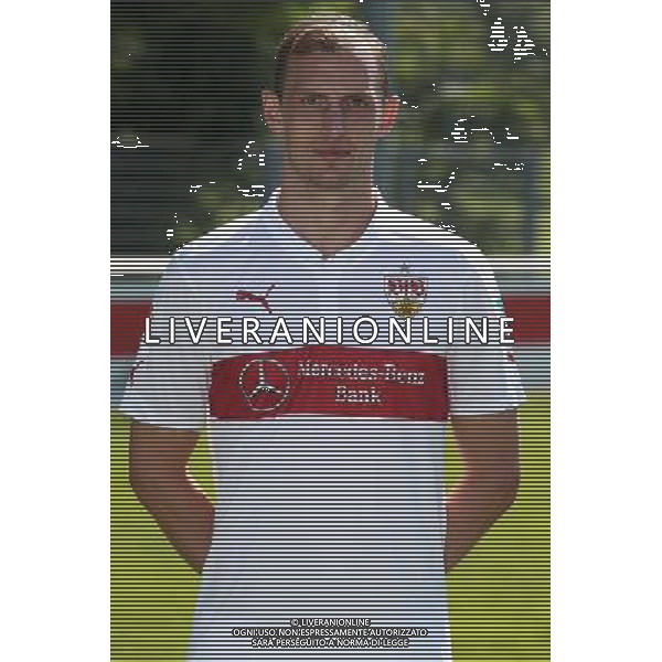 firo : Fußball,Fussball : 24.07.2014 1.Bundesliga, Saison 2014/2015 VfB Stuttgart, VfB, Stuttgart, Fototermin, Portraittermin, Portrait, Georg Niedermeier ( Stuttgart ) $worldrightsEs gelten unsere AGB, einsehbar auf www.firosportphoto.de copyright by firo sportphoto: Coesfelder Str. 207 D- 48249 Dülmen www.firosportphoto.de mail@firosportphoto.de (V o l k s b a n k B o c h u m - W i t t e n ) BLZ.: 430 601 29 Kt. Nr.: 341 117 100 Tel: +49-2594 - 9916004 Fax: +49-2594 - 9916005 AG ALDO LIVERANI SAS ONLY ITALY