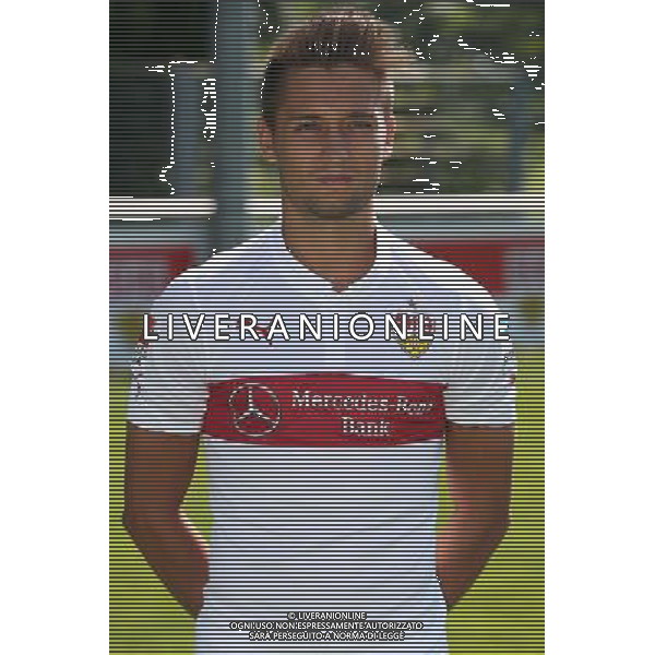 firo : Fu§ball,Fussball : 24.07.2014 1.Bundesliga, Saison 2014/2015 VfB Stuttgart, VfB, Stuttgart, Fototermin, Portraittermin, Portrait, Moritz Leitner ( Stuttgart ) $worldrightsEs gelten unsere AGB, einsehbar auf www.firosportphoto.de copyright by firo sportphoto: Coesfelder Str. 207 D- 48249 DŸlmen www.firosportphoto.de mail@firosportphoto.de (V o l k s b a n k B o c h u m - W i t t e n ) BLZ.: 430 601 29 Kt. Nr.: 341 117 100 Tel: +49-2594 - 9916004 Fax: +49-2594 - 9916005 AG ALDO LIVERANI SAS ONLY ITALY