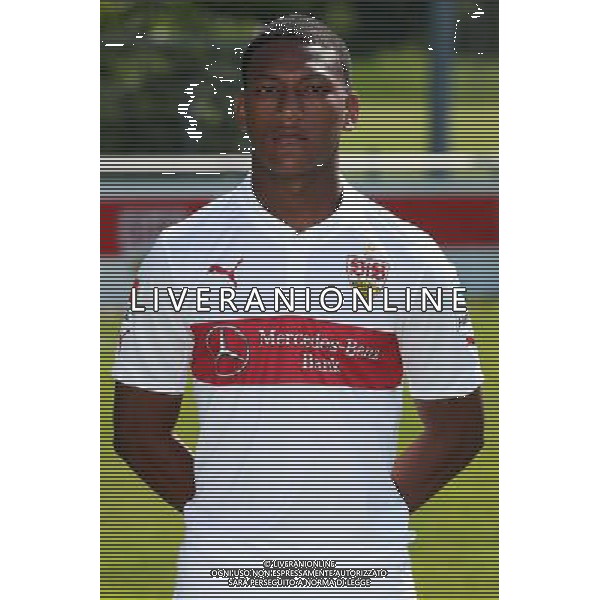 firo : Fu§ball,Fussball : 24.07.2014 1.Bundesliga, Saison 2014/2015 VfB Stuttgart, VfB, Stuttgart, Fototermin, Portraittermin, Portrait, Carlos Gruezo ( Stuttgart ) $worldrightsEs gelten unsere AGB, einsehbar auf www.firosportphoto.de copyright by firo sportphoto: Coesfelder Str. 207 D- 48249 DŸlmen www.firosportphoto.de mail@firosportphoto.de (V o l k s b a n k B o c h u m - W i t t e n ) BLZ.: 430 601 29 Kt. Nr.: 341 117 100 Tel: +49-2594 - 9916004 Fax: +49-2594 - 9916005 AG ALDO LIVERANI SAS ONLY ITALY