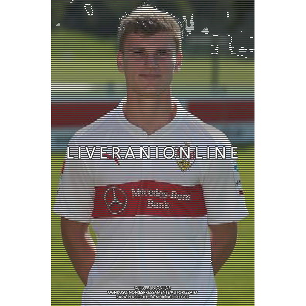 firo : Fu§ball,Fussball : 24.07.2014 1.Bundesliga, Saison 2014/2015 VfB Stuttgart, VfB, Stuttgart, Fototermin, Portraittermin, Portrait, Timo Werner ( Stuttgart ) $worldrightsEs gelten unsere AGB, einsehbar auf www.firosportphoto.de copyright by firo sportphoto: Coesfelder Str. 207 D- 48249 DŸlmen www.firosportphoto.de mail@firosportphoto.de (V o l k s b a n k B o c h u m - W i t t e n ) BLZ.: 430 601 29 Kt. Nr.: 341 117 100 Tel: +49-2594 - 9916004 Fax: +49-2594 - 9916005 AG ALDO LIVERANI SAS ONLY ITALY