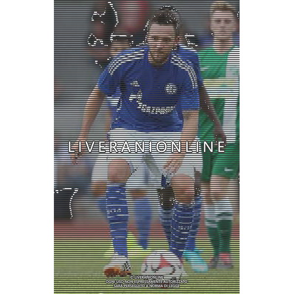 firo Fu§ball,Fussball, 05.07.2014 1. Bundesliga Saison 2014/2015 Vorbereitung, Testspiel TUS Hordel - Schalke 04 Schalke, Einzelaktion, ganze FIgur, Marco Hšger $worldrightsEs gelten unsere AGB, einsehbar auf www.firosportphoto.de copyright by firo sportphoto: Coesfelder Str. 207 D- 48249 DŸlmen www.firosportphoto.de mail@firosportphoto.de (V o l k s b a n k B o c h u m - W i t t e n ) BLZ.: 430 601 29 Kt. Nr.: 341 117 100 Tel: +49-2594 - 9916004 Fax: +49-2594 - 9916005 AG ALDO LIVERANI SAS ONLY ITALY
