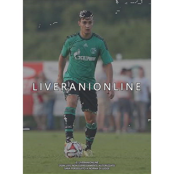 firo Fu§ball,Fussball, 23.07.2014 1. Bundesliga Saison 2014/2015 Vorbereitung, TL, Trainingslager in Grassau, Chiemsee, Testspiel Sportbund DJK Rosenheim - FC Schalke 04 Schalke, Kaan Ayhan, Einzelaktion, ganze FIgur $worldrightsEs gelten unsere AGB, einsehbar auf www.firosportphoto.de copyright by firo sportphoto: Coesfelder Str. 207 D- 48249 DŸlmen www.firosportphoto.de mail@firosportphoto.de (V o l k s b a n k B o c h u m - W i t t e n ) BLZ.: 430 601 29 Kt. Nr.: 341 117 100 Tel: +49-2594 - 9916004 Fax: +49-2594 - 9916005 AG ALDO LIVERANI SAS ONLY ITALY