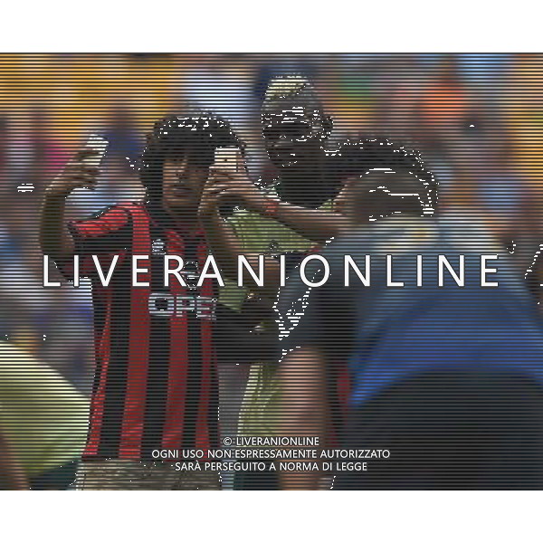 Guinnes International Champions Cup 2014 Pittsburgh (PA) - 27.07.2014 Milan-Manchester City Nella Foto:i due invasori di campo si fanno un selfie con balotelli /Ph.Vitez-Ag. Aldo Liverani