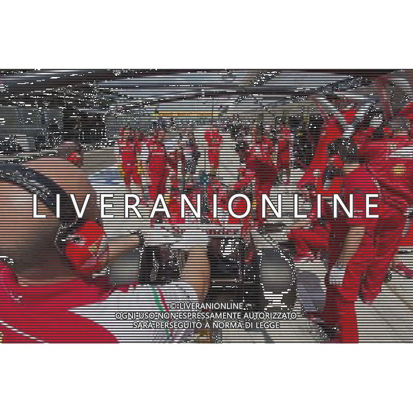 Ferrari F1 Formula One driver Kimi Raikkonnen of Finland makes a pit stop during the third practice session of the Hungarian F1 Grand Prix in Mogyorod (about 20km north-east from capital city Budapest), Hungary on July 26, 2014. ATTILA VOLGYI ©PHOTOSHOT/Agenzia Aldo Liverani sas - ITALY ONLY - EDITORIAL USE ONLY - GP UNGHERIA F1