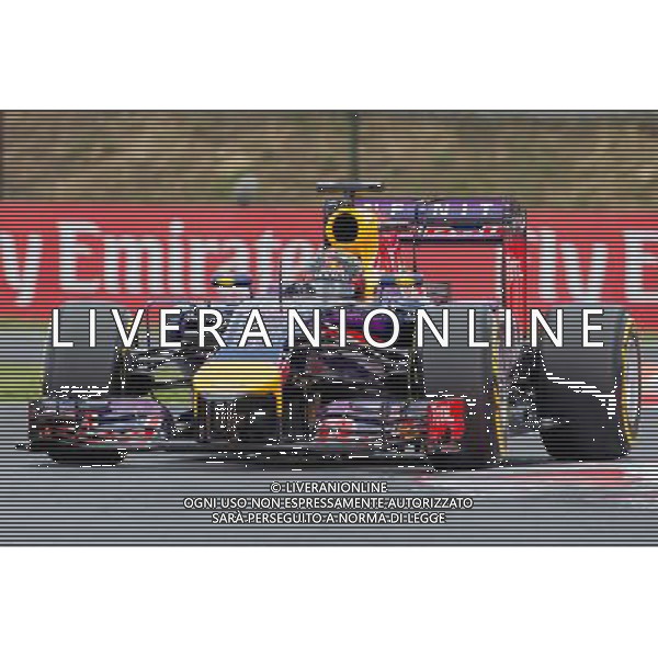 (140727) -- MOGYOROD, July 27, 2014() -- Red Bull Formula One driver Sebastian Vettel of Germany drives his car during the qualifying session of the F1 Hungarian Grand Prix at Hungaroring in Mogyorod, Hungary on July 26, 2014. Sebastian Vettel placed second behind Mercedes\' Nico Rosberg.(/Jure Makovec) ©PHOTOSHOT/Agenzia Aldo Liverani sas - ITALY ONLY - EDITORIAL USE ONLY - GP UNGHERIA F1