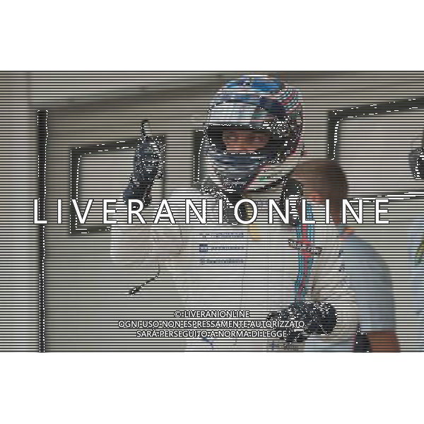 (140727) -- MOGYOROD, July 27, 2014() -- Williams Formula One driver Valtteri Bottas of Finland reacts after the qualifying session of the F1 Hungarian Grand Prix at Hungaroring in Mogyorod, Hungary on July 26, 2014. Valtteri Bottas placed third behind Mercedes\' Nico Rosberg and Red Bull\'s Sebastian Vetter.(/Jure Makovec) ©PHOTOSHOT/Agenzia Aldo Liverani sas - ITALY ONLY - EDITORIAL USE ONLY - GP UNGHERIA F1
