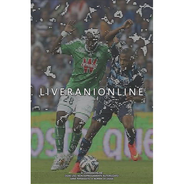 Ismael Diomende / Yacine Brahimi - 27.07.2014 - Porto / Saint Etienne - Match amical Photo : Carlos Rodrigues / Icon Sport *** Local Caption *** AG ALDO LIVERANI SAS ONLY ITALY *** Local Caption ***