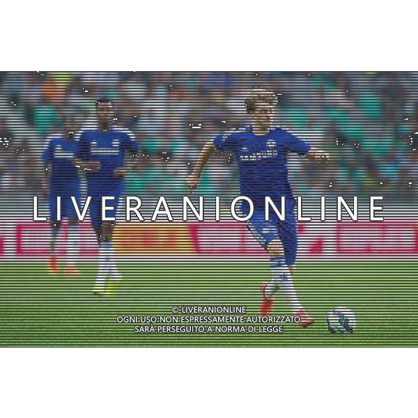 Patrick Bamford #35 of Chelsea FC // during international Friendly between NK Olimpija Ljubljana and Chelsea FC at the SRC Stozice in Ljubljana, Slovenia on 2014/07/27. EXPA Pictures © 2014, PhotoCredit: EXPA/ Sportida/ Vid Ponikvar *****ATTENTION - OUT of SLO, FRA***** ©photoshot/Agenzia Aldo Liverani sas - ITALY ONLY - EDITORIAL USE ONLY - NK Olimpija Ljubljana Vs Chelsea FC partita amichevole internazionale allo SRC Stozice a Lubiana, in Slovenia 27 luglio 2014