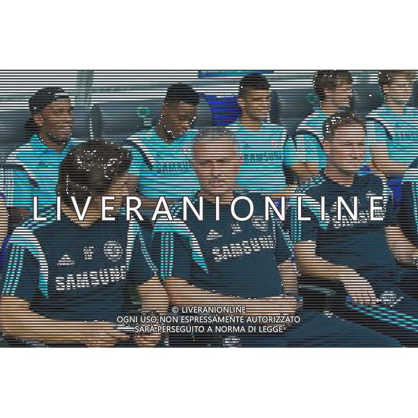 Jose Mourinho, manager of team Chelsea FC // during international Friendly between NK Olimpija Ljubljana and Chelsea FC at the SRC Stozice in Ljubljana, Slovenia on 2014/07/27. EXPA Pictures © 2014, PhotoCredit: EXPA/ Sportida/ Vid Ponikvar *****ATTENTION - OUT of SLO, FRA***** ©photoshot/Agenzia Aldo Liverani sas - ITALY ONLY - EDITORIAL USE ONLY - NK Olimpija Ljubljana Vs Chelsea FC partita amichevole internazionale allo SRC Stozice a Lubiana, in Slovenia 27 luglio 2014