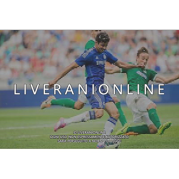 Diego Costa #19 of Chelsea FC scoring first goal for Chelsea // during international Friendly between NK Olimpija Ljubljana and Chelsea FC at the SRC Stozice in Ljubljana, Slovenia on 2014/07/27. EXPA Pictures © 2014, PhotoCredit: EXPA/ Sportida/ Vid Ponikvar *****ATTENTION - OUT of SLO, FRA***** ©photoshot/Agenzia Aldo Liverani sas - ITALY ONLY - EDITORIAL USE ONLY - NK Olimpija Ljubljana Vs Chelsea FC partita amichevole internazionale allo SRC Stozice a Lubiana, in Slovenia 27 luglio 2014