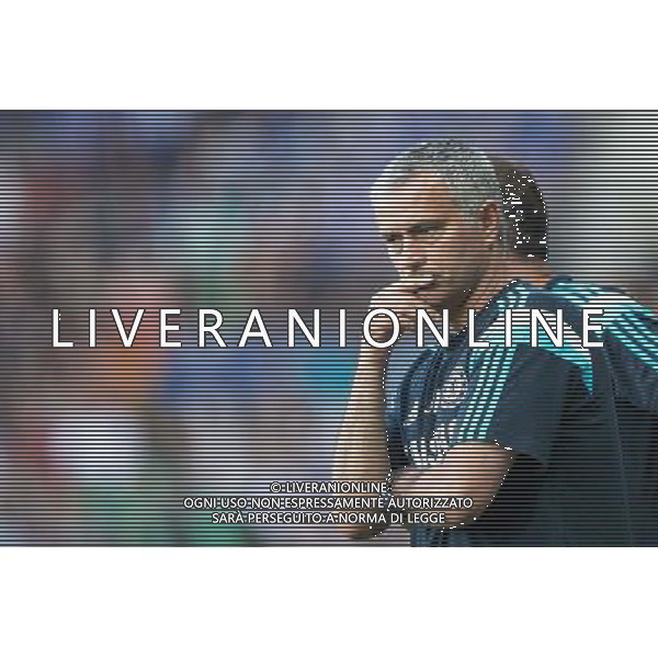Jose Mourinho, manager of team Chelsea FC, // during international Friendly between NK Olimpija Ljubljana and Chelsea FC at the SRC Stozice in Ljubljana, Slovenia on 2014/07/27. EXPA Pictures © 2014, PhotoCredit: EXPA/ Sportida/ Matic Klansek Velej *****ATTENTION - OUT of SLO, FRA***** ©PHOTOSHOT/Agenzia Aldo Liverani sas - ITALY ONLY - EDITORIAL USE ON - NK Olimpija Ljubljana Vs Chelsea FC partita amichevole internazionale allo SRC Stozice a Lubiana, in Slovenia 27 luglio 2014