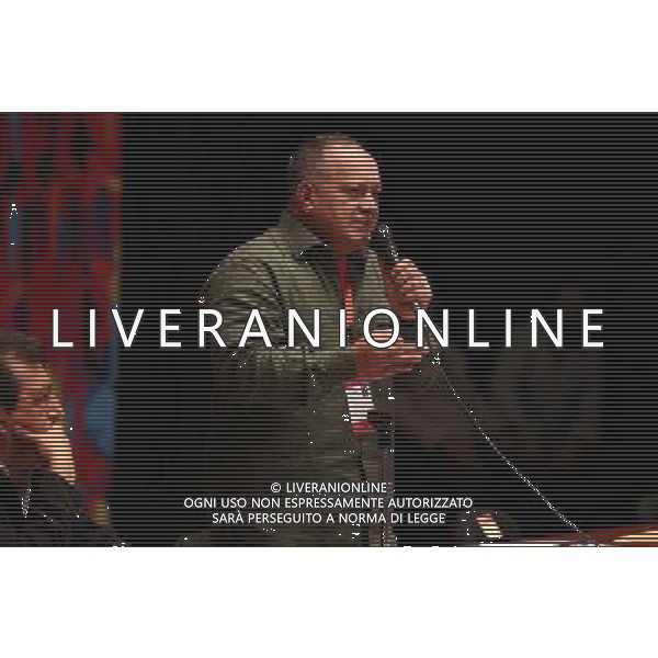 (140728) -- CARACAS, July 28, 2014 () -- Venezuela\'s National Assembly President, Diosdado Cabello, delivers a speech, during the III Congress of United Socialist Party of Venezuela (PSUV, for its acronym in Spanish), held at Teresa Carreno Theater, in Caracas, Venezuela, on July 27, 2014. The III Congress of PSUV appointed Venezuelan President, Nicolas Maduro, as the president of the politic association after the death in 2013 of Hugo Chavez, its founder and nowadays the \'Eternal Leader\' of it. (/Richard Sanchez/AVN) ©photoshot/Agenzia Aldo Liverani sas - ITALY ONLY - EDITORIAL USE ONLY - III Congresso del Partito Socialista Unito del Venezuela presso Teresa Carreno Theater a Caracas, Venezuela, il 27 luglio 2014.