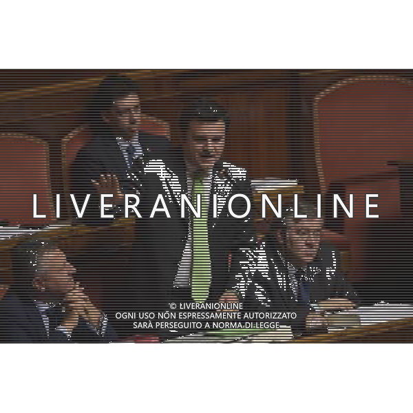 Seduta al Senato Roma 29 luglio 2014 nella foto Gian Marco centinaio ©Corradetti/Agenzia Aldo Liverani sas