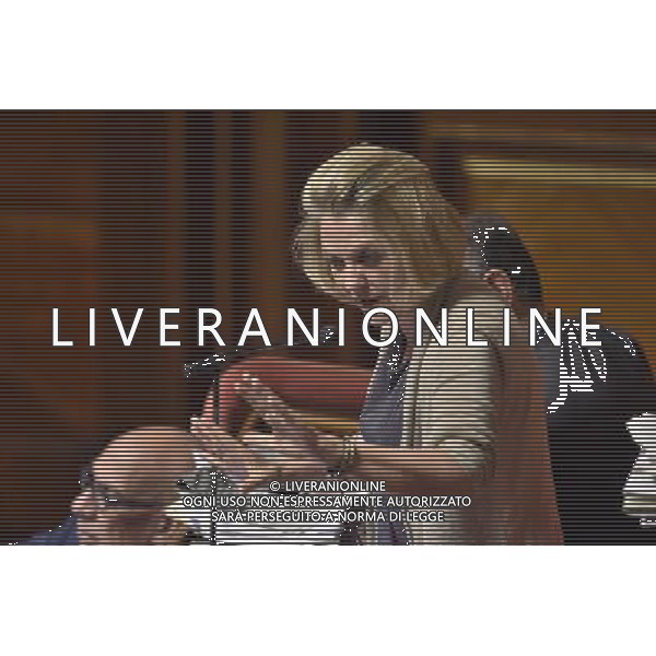 Seduta al Senato Roma 29 luglio 2014 nella foto Loredana de petris ©Corradetti/Agenzia Aldo Liverani sas