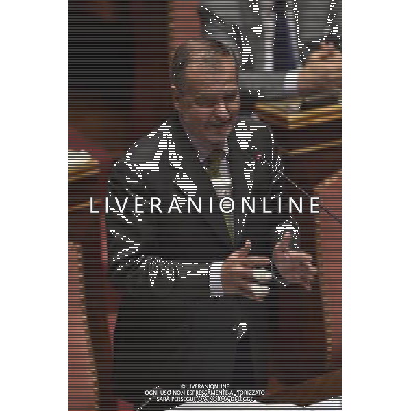 Seduta al Senato Roma 29 luglio 2014 nella foto roberto calderoli ©Corradetti/Agenzia Aldo Liverani sas