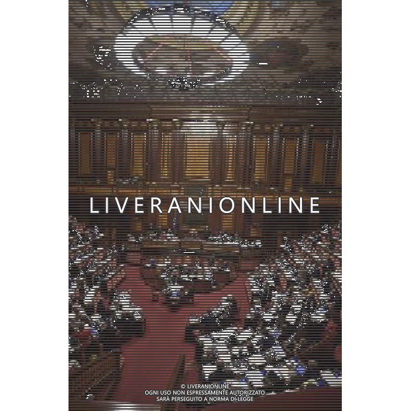 Seduta al Senato Roma 29 luglio 2014 nella foto l\'aula ©Corradetti/AGENZIA ALDO LIVERANI SAS