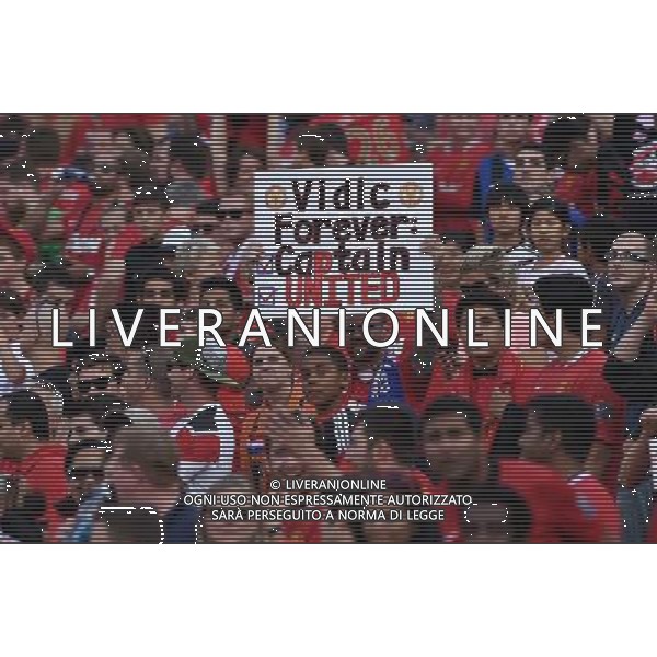 Guinnes International Champions Cup 2014 Washington DC - 29.07.2014 Inter-Manchester United Nella Foto:striscione tifosi manchester per vidic /Ph.Vitez-Ag. Aldo Liverani