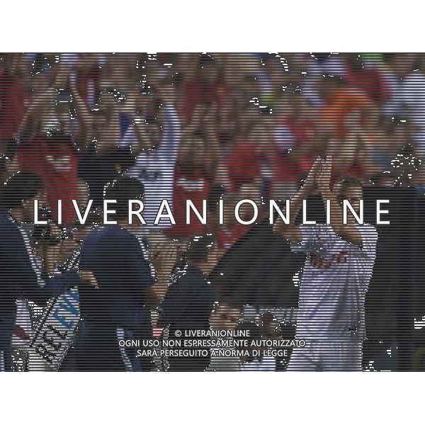 Guinnes International Champions Cup 2014 Washington DC - 29.07.2014 Inter-Manchester United Nella Foto:vidic sostituito esce fra gli appalusi dei tifosi del manchester /Ph.Vitez-Ag. Aldo Liverani