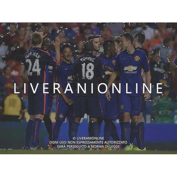 Guinnes International Champions Cup 2014 Washington DC - 29.07.2014 Inter-Manchester United Nella Foto:l\'esultanza dei giocatori del manchester /Ph.Vitez-Ag. Aldo Liverani