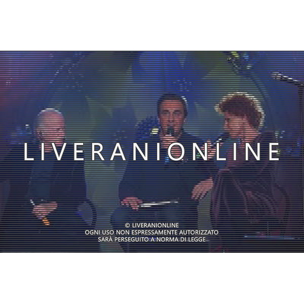 COLOGNO M.SE (MI) 14/12/2004 AUDITORIUM DI RADIO ITALIA NELLA FOTO GINO PAOLI, FRANCO NISI ED ORNELLA VANONI FOTO ROMANO/AG ALDO LIVERANI