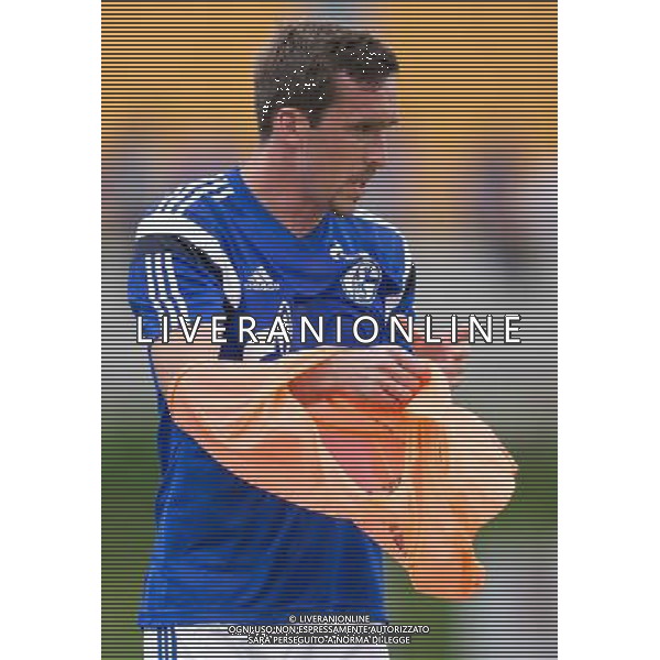 Christian Fuchs (FC Schalke 04) // during a Friendly Match between FC Schalke 04 and Stoke City at the Kufstein Arena, Kufstein, Austria on 2014/07/29. EXPA Pictures © 2014, PhotoCredit: EXPA/ Johann Groder AG ALDO LIVERANI SAS ONLY ITALY