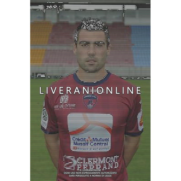 Adrien CHASTAN - 30.07.2014 - Portraits officiels Clermont - Ligue 2 Photo : Jean Paul Thomas / Icon Sport ag aldo liverani sas only italy
