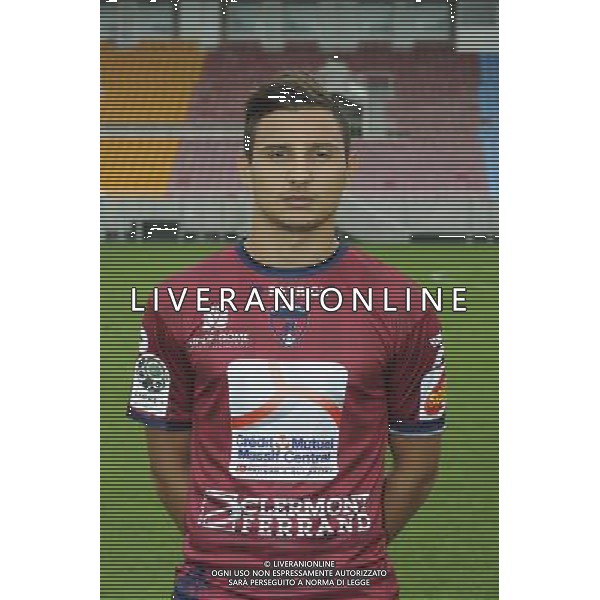 Hugo VIDEMONT - 30.07.2014 - Portraits officiels Clermont - Ligue 2 Photo : Jean Paul Thomas / Icon Sport ag aldo liverani sas only italy