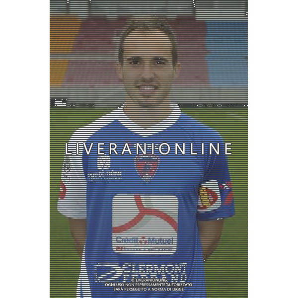 Jerome SCOLAN - 30.07.2014 - Portraits officiels Clermont - Ligue 2 Photo : Jean Paul Thomas / Icon Sport ag aldo liverani sas only italy