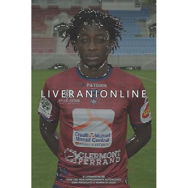 Junior MESSI ENGUENE - 30.07.2014 - Portraits officiels Clermont - Ligue 2 Photo : Jean Paul Thomas / Icon Sport ag aldo liverani sas only italy