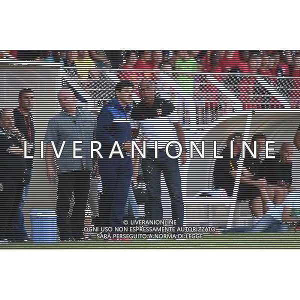 Antoine KOMBOUARE / Felice MAZZU - 30.07.2014 - Lens / Charleroi - Match Amical Photo : Fred Porcu / Icon Sport AG ALDO LIVERANI SAS ONLY ITALY