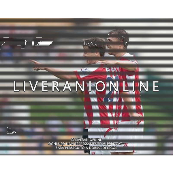 Bojan Krkic (Stoke City) und Ryan Shawcross (Stoke City) jubelt nach dem 0:1 // during a Friendly Match between FC Schalke 04 and Stoke City at the Kufstein Arena, Kufstein, Austria on 2014/07/29. EXPA Pictures ¬© 2014, PhotoCredit: EXPA/ Johann Groder AG ALDO LIVERANI SAS ONLY ITALY