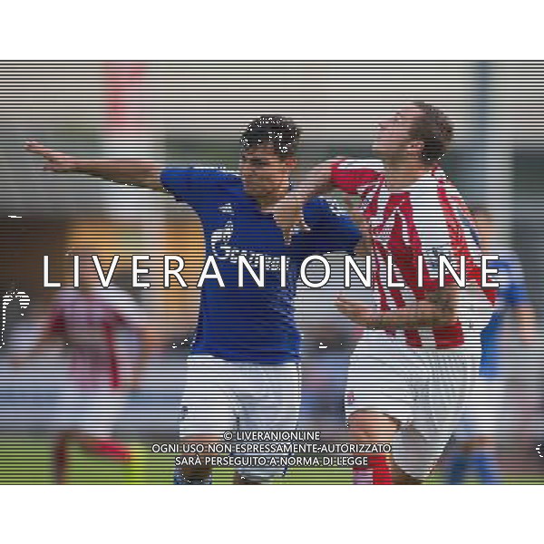 Kaan Ayhan (FC Schalke 04) gegen Marko Arnautovic (Stoke City) // during a Friendly Match between FC Schalke 04 and Stoke City at the Kufstein Arena, Kufstein, Austria on 2014/07/29. EXPA Pictures © 2014, PhotoCredit: EXPA/ Johann Groder AG ALDO LIVERANI SAS ONLY ITALY